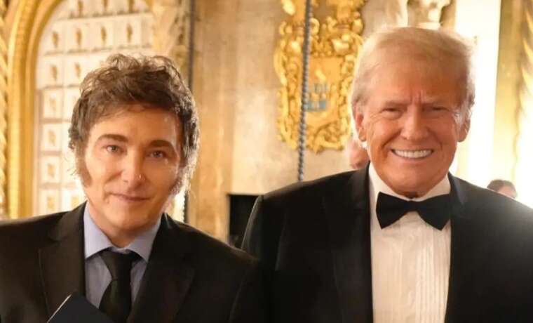 Президент Аргентини Хав’єр Мілей та Сильвестр Сталлоне завітали на розкішну вечірку Трампа