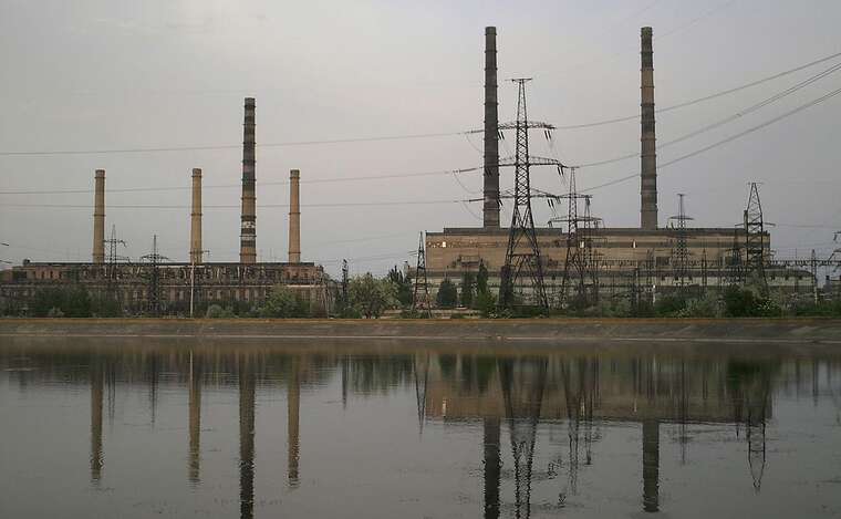 Авиация РФ атаковала районы около Славянской ТЭС в Донецкой области