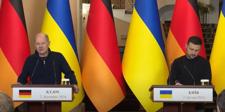 Zelenskyy and Scholz discussed security guarantees for Ukraine