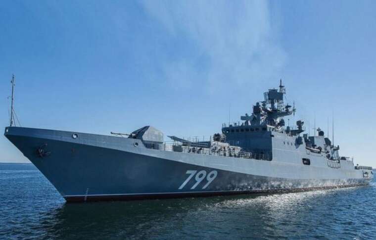 Партизаны в Новороссийске обнаружили российский фрегат, являющийся носителем крылатых ракет "Калибр"