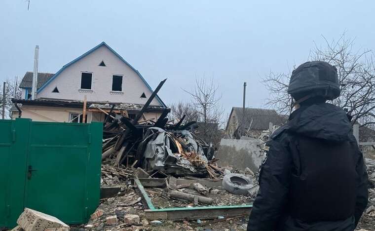 Ранковий ворожий удар по Київській області: в мережі з’явилися кадри наслідків