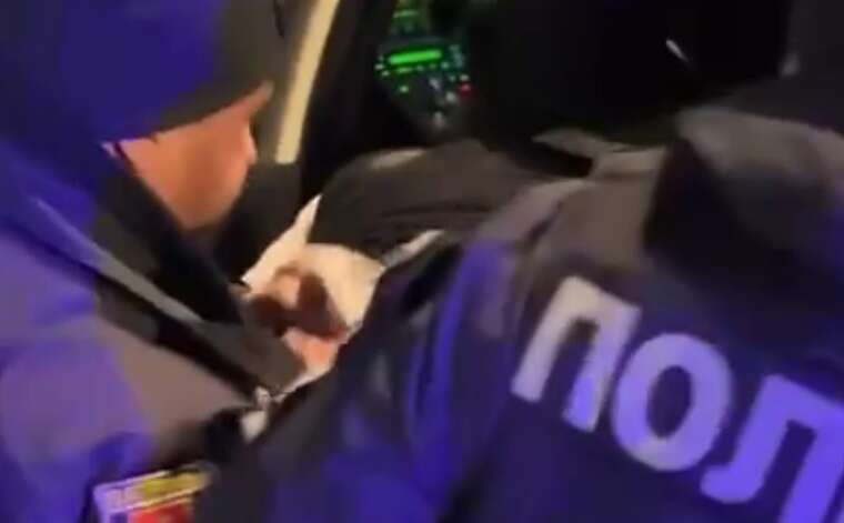 In Odesa, the police conducted a strict mobilization of a man