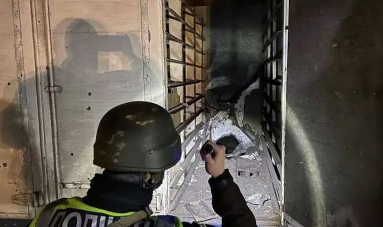 In the Kyiv region, eight private houses were damaged due to the falling debris of drones