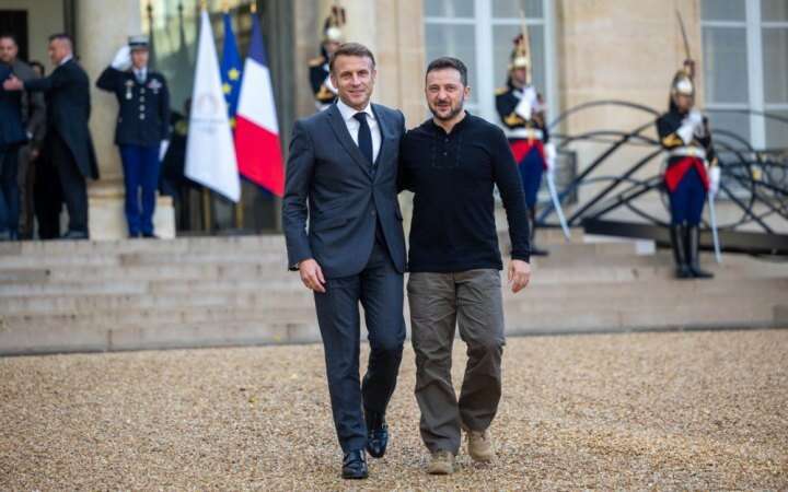 Макрон встретится с Трампом и Зеленским