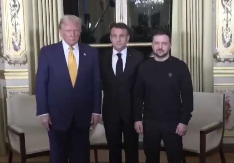Зеленський прибув до Єлисейського палацу на зустріч із Макроном та Трампом