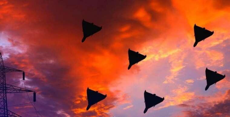 The occupiers continue to attack Ukraine with strike drones