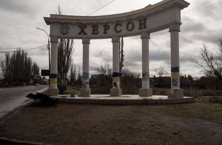 In Kherson, two individuals came under enemy fire