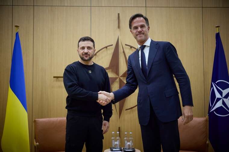 Zelenskyн held talks with NATO Secretary General Rutte