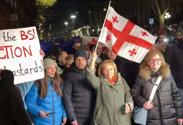 Депутати Європарламенту, які приїхали до Тбілісі, приєдналися до протестувальників