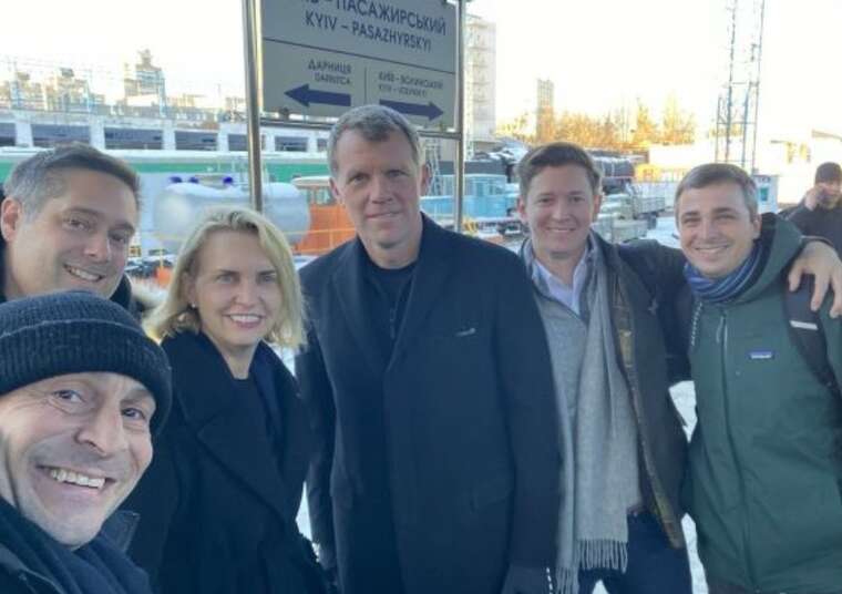 During the massive attack by the Russian Federation, a delegation from the USA arrived in Kyiv