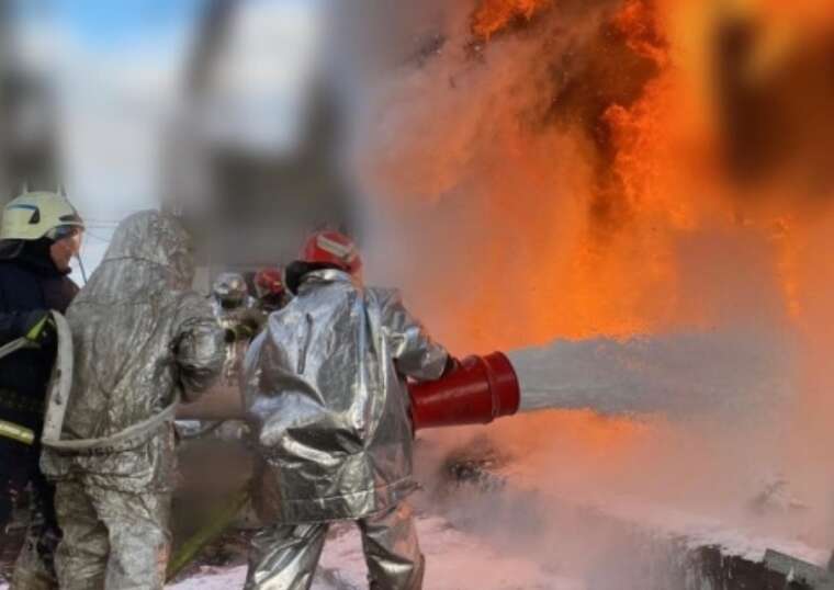 На Прикарпатті загасили пожежі після атаки з боку Росії