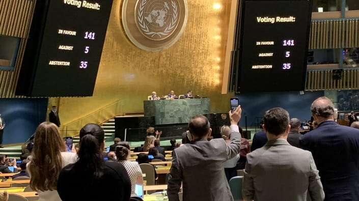 ООН уперше назвала агресію Росії проти України "загарбницькою війною", - МЗС