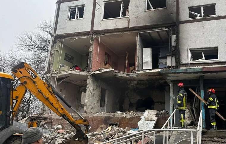 Russian attack on Kharkiv: chilling footage of aftermath shown online