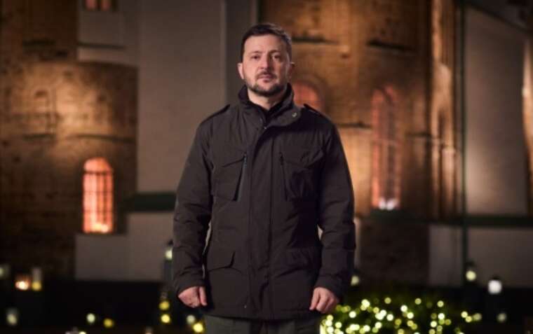 Zelenskyy congratulated Ukrainians on Christmas