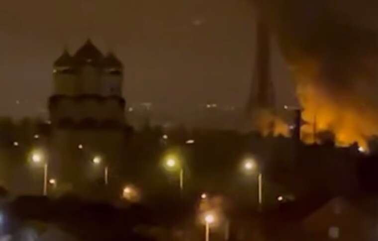 В мережі показали момент удару по Харкову