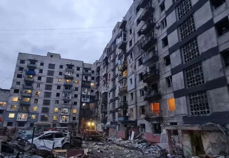 Myrnohrad on the edge: footage of destruction in the frontline city in Donetsk region