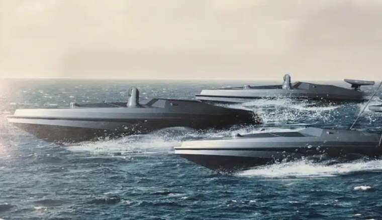 The DIU showcased the operation of the Magura V5 strike marine drone