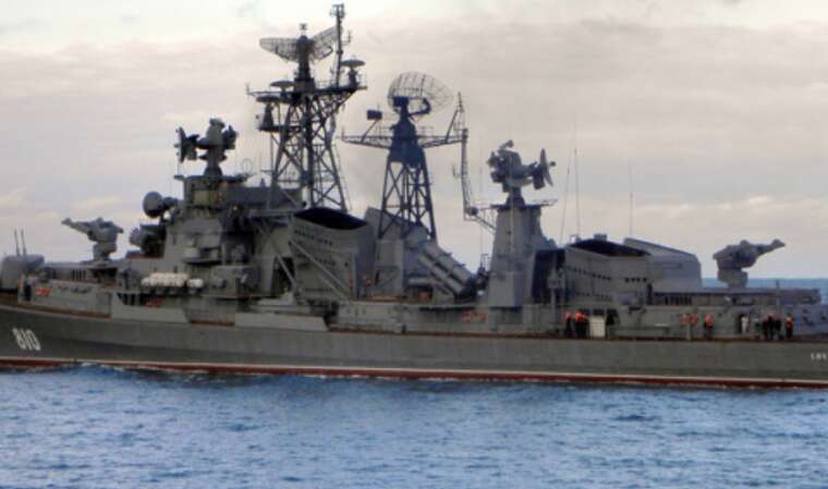In the Black Sea, there is one enemy missile carrier, but without "Kalibrs"