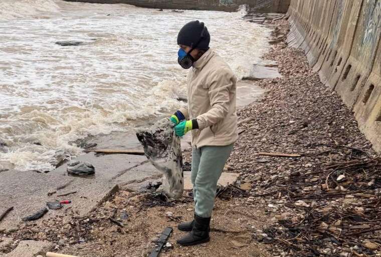 Fuel oil from the Kerch Strait polluted the southern coast of Crimea