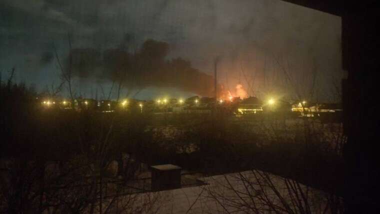 In Russian Engels, explosions occurred due to a UAV attack