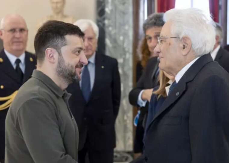 Президент Італії запевнив Зеленського в подальшій підтримці України