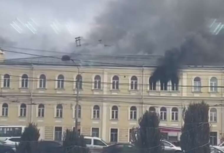 У російському місті Тула сталася пожежа у військовому шпиталі