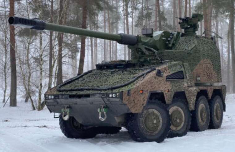 Україна отримала від Німеччини першу колісну гаубицю RCH 155