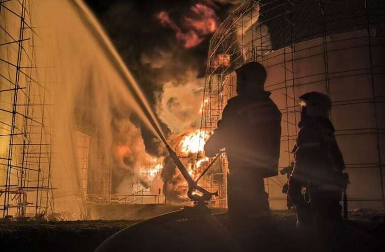 The Defence Forces of Ukraine attacked the "Liskinskaya" oil depot in the Voronezh region of the Russian Federation