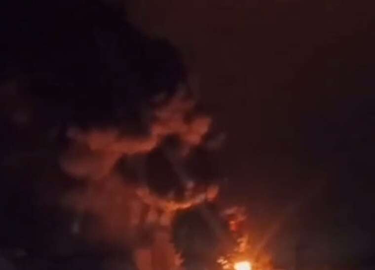 UAVs attacked an oil depot in the Kaluga region