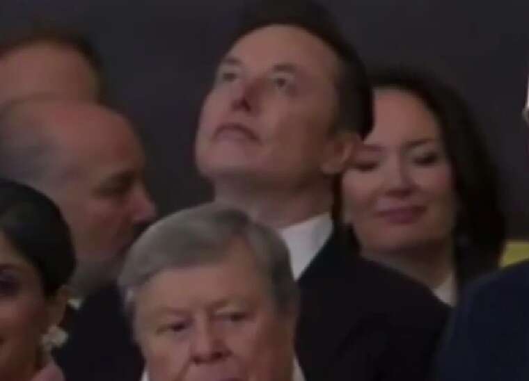 Ілон Маск під час інавгурації Трампа "зловив кайф"