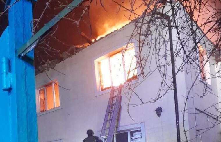 In Brovary, drone debris destroyed a house: a man and a woman died