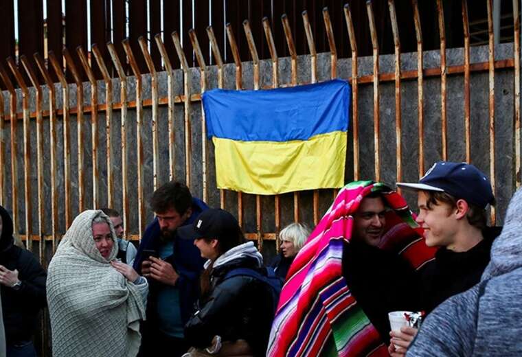Ukrainian refugees have been banned from entering the USA