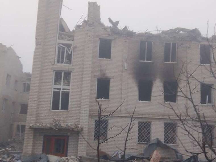 The Armed Forces of the Russian Federation dropped 6 aerial bombs on a medical facility in Beryslav