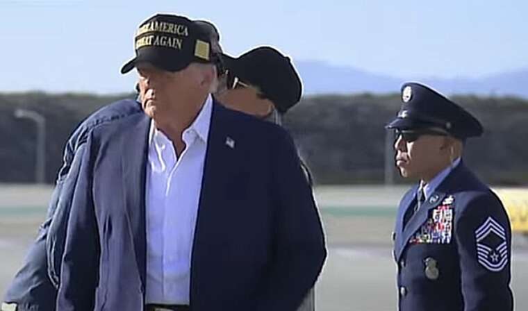 Губернатор Каліфорнії поцілував Меланію Трамп