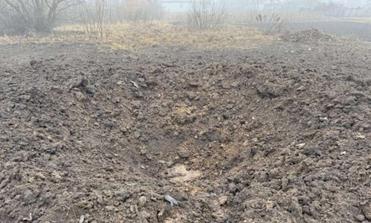 Attack of "Shaheds" on Chernihiv: footage from the site of the crash of the Russian drone emerged