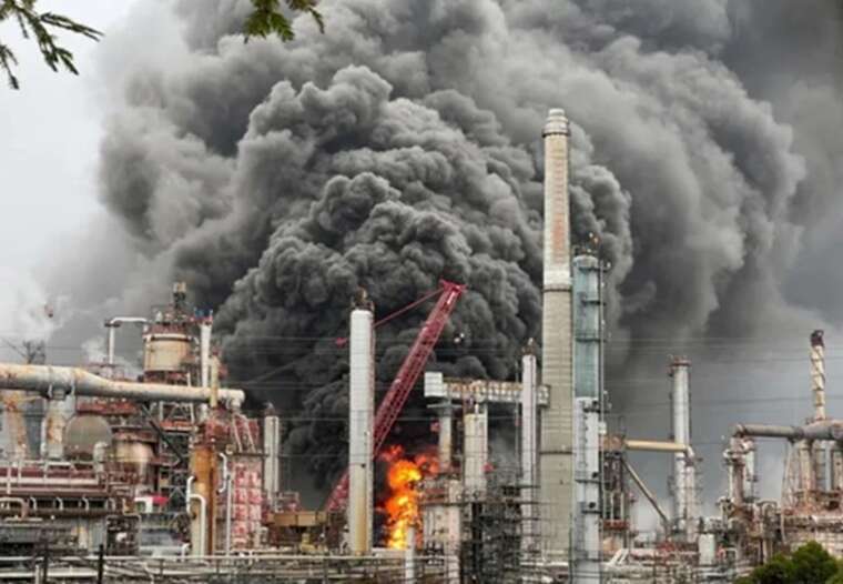 У Каліфорнії на нафтопереробному заводі стався вибух: є постраждалі