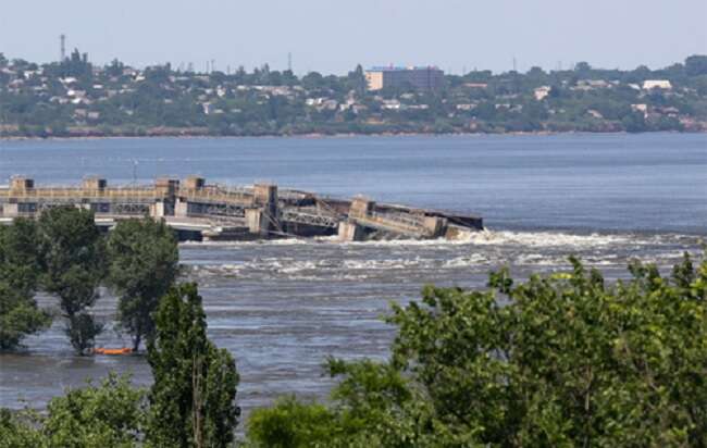 У Google Maps з’явилися нові супутникові знімки Каховської ГЕС і водосховища