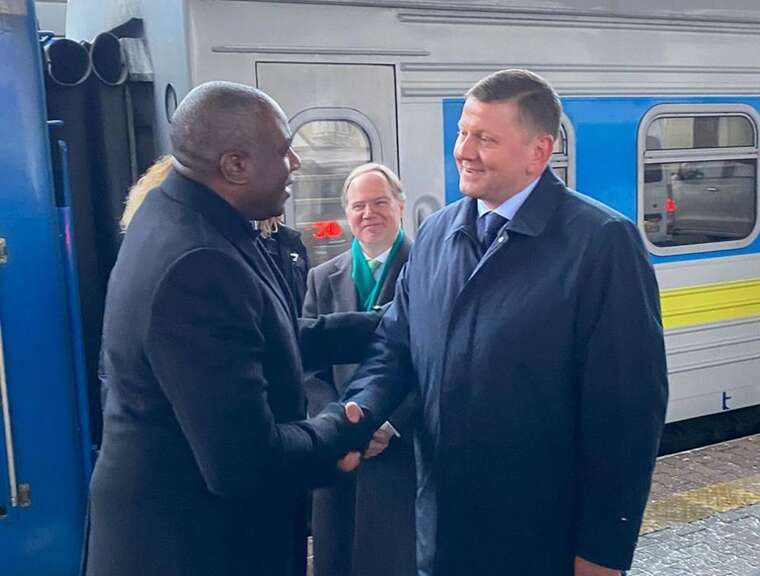 The UK Foreign Secretary David Lammy arrived in Ukraine
