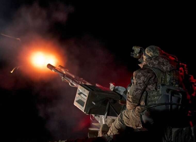 In Kyiv and the region, air defence is shooting down enemy drones