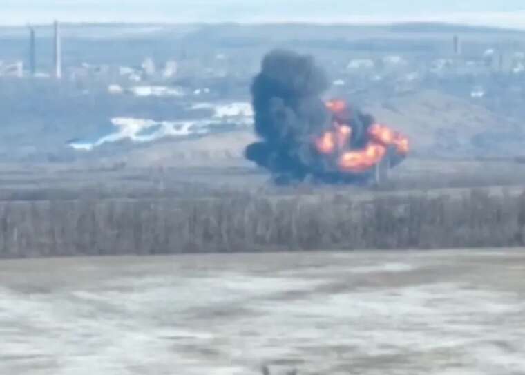 На Торецькому напрямку ЗСУ збили російський штурмовик Су-25 і пошкодили вертоліт Мі-8