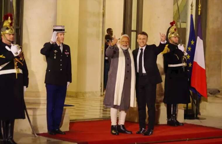 На саміті ШІ Макрон не потиснув руку прем’єру Індії Моді