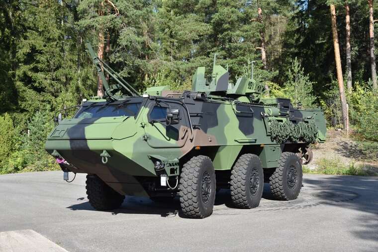 Ukraine will receive 42 Patria 6x6 armored personnel carriers from Latvia