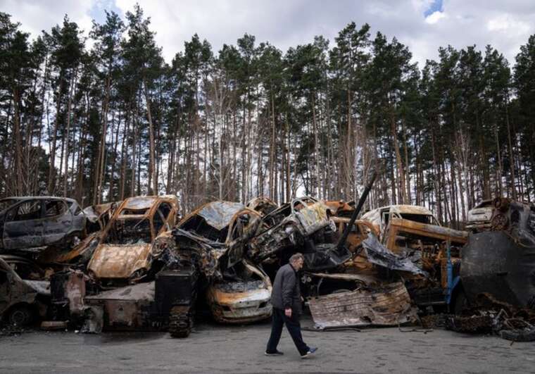 In the network, the "road of death" near Selydove was demonstrated