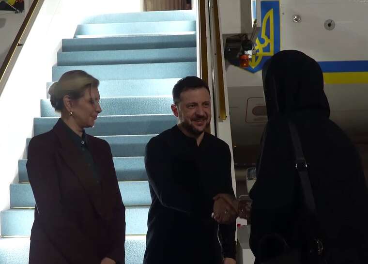 Zelenskyy arrived in the UAE for negotiations on the release of prisoners