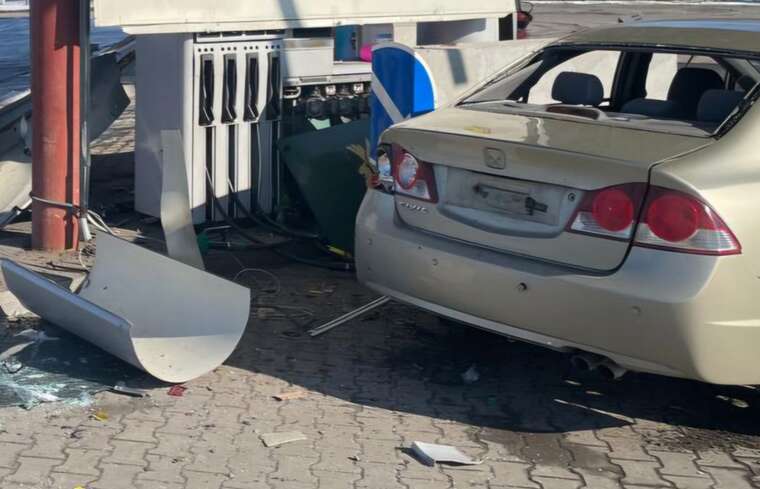 ЗС РФ атакували АЗС на Нікопольщині дроном-камікадзе: 5 поранених