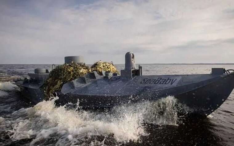 What is the significance of the Sea Baby drone for operations in the Black Sea?