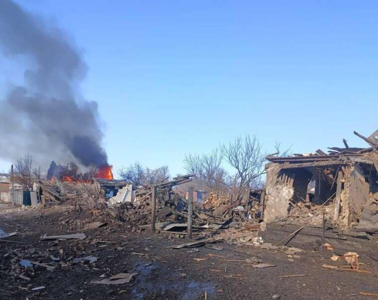 ЗС РФ завдали авіаційного удару по селу Цупівка в Харківській області