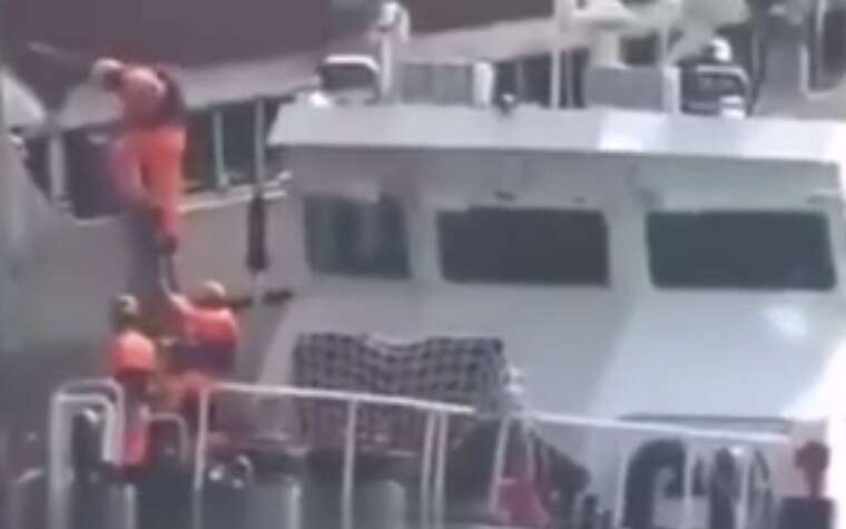 Через підозру диверсії Тайвань затримав команду китайського корабля Hong Tai