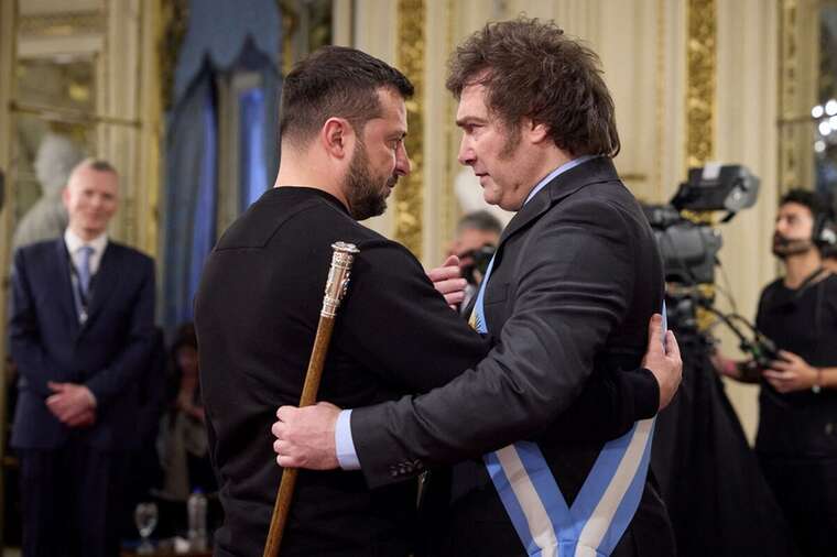 Президент Аргентини Мілей видалив фото із Зеленським з соцмереж