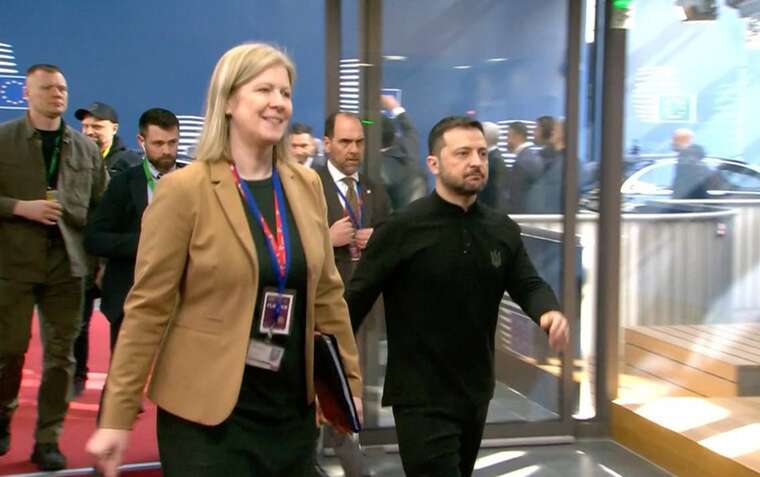 Зеленський прибув на засідання до Євроради в Брюсселі